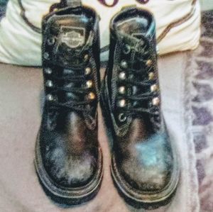 Harley Davidson, steel toe work boots